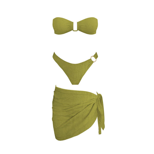 Monday 3PC Bikini Set: Avocado