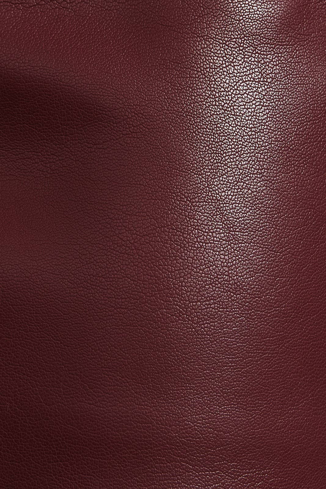 Burgundy Low Rise Leather Mini Skirt