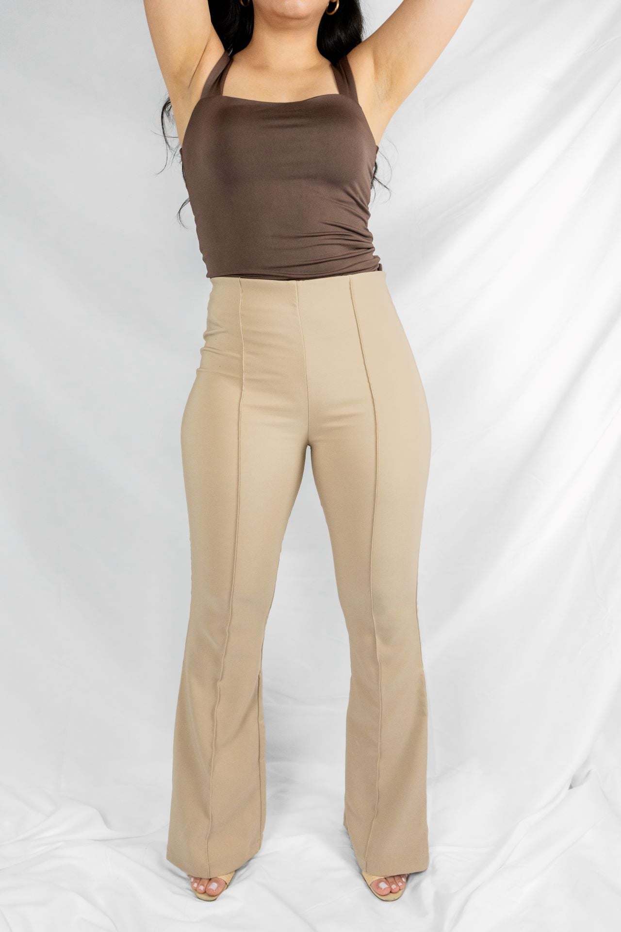 High Waist Khaki Pants